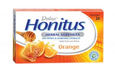 Dabur Honitus Herbal Lozenges Orange