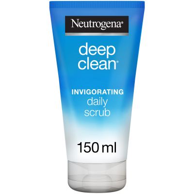 Neutrogena Face Scrub, Deep Clean, Invigorating, Normal to Combination Skin, 150ml