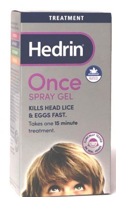 Care Plus Hedrin Once Spray Gel Anti lice