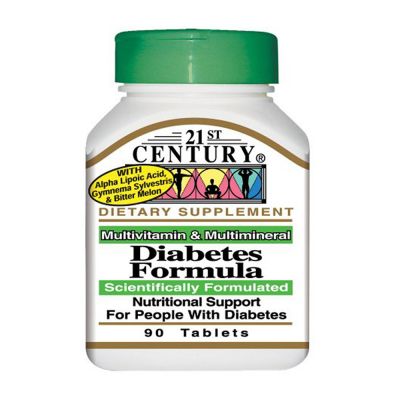 21st Century Diabetic Support Formula 90 Tablets