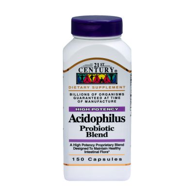 21st Century Acidophilus Probiotic Blend High Potency 150 Capsules