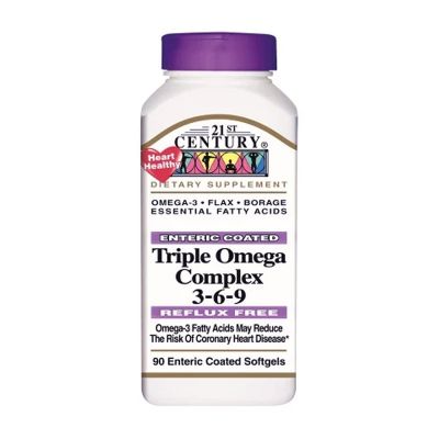 21st Century Triple Omega Complex 3-6-9 90 Coated Softgels