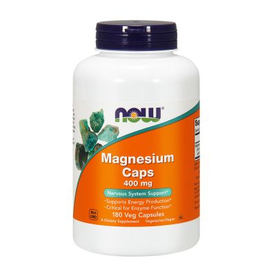 Now Foods Magnesium 400 mg 180 Capsules