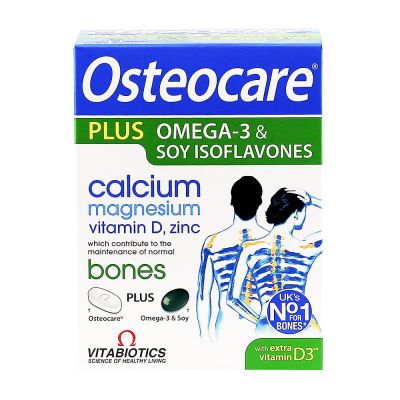 Vitabiotics Osteocare Plus – 56 Calcium Tablets & 28 Omega-3 Capsules