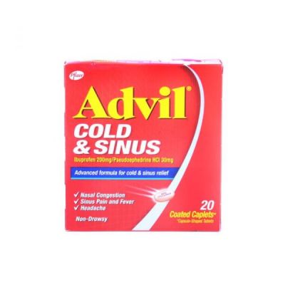 Advil Cold & Sinus, 20 Caplets
