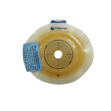 Sensura Convex Light Click, Standard Wear Base Plate With Belt Ears, Double-Layer Adhesive, Click Coupling, 70mm, 110410