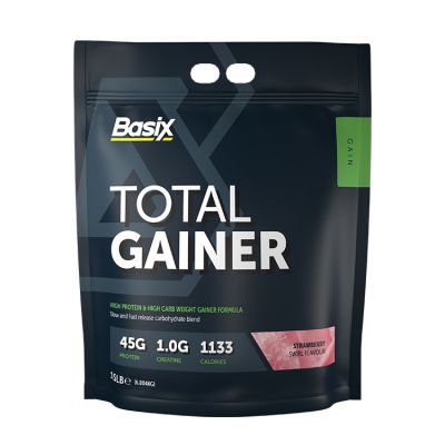 Basix Total Gainer Strawberry Swirl 15lb
