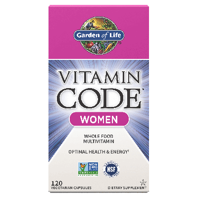 Garden of Life Vitamin Code Women Multivitamin 120 Vegetarian Capsules