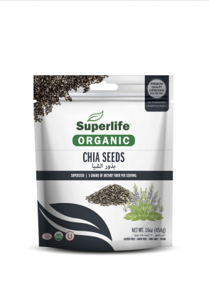 Superlife Chia Seeds 454gr