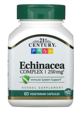 21st Century Echinacea Complex 250 mg – 30 Vegetarian Capsules