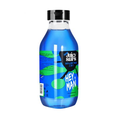 Juicy Stars 2 In 1 Hair And Body Wash Hey Man 400 ml