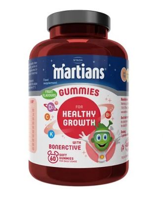 Martians For Healthy Growth With Boneactive Gummies 60's