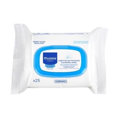 Mustela Cleansing Wipes 25's