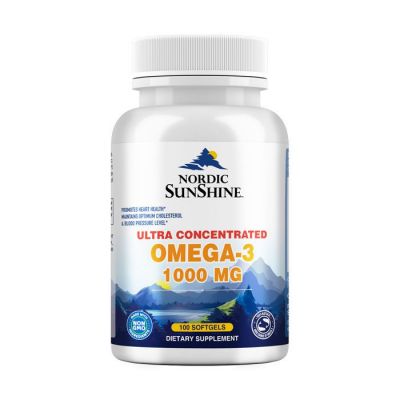 Nordic Sunshine Ultra Concentrated Omega-3 1000Mg Softgel 100's