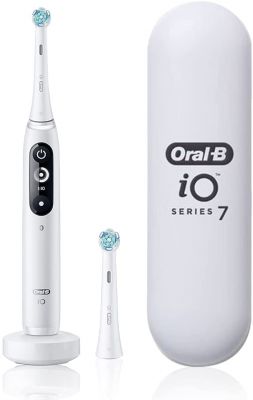 Oral-B iO Series 7 Electric Toothbrush, White Alabaster